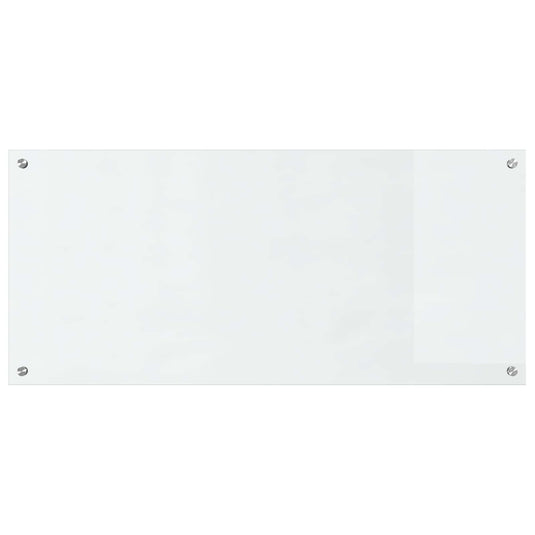 Vidaxl keuken spatscherm doorzichtig 110 x 50 cm gehard glas