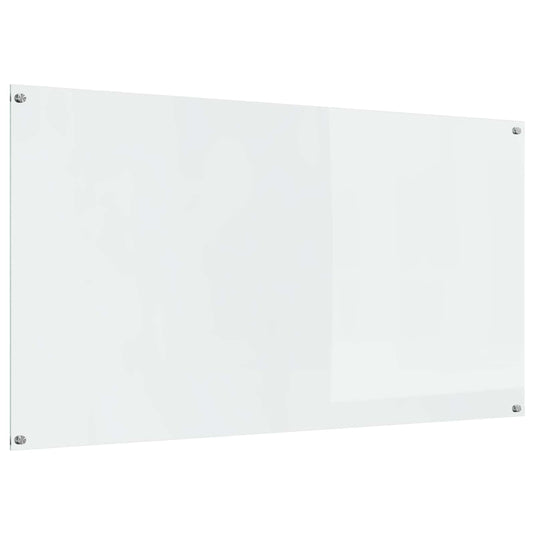 Vidaxl keuken spatscherm doorzichtig 110 x 60 cm gehard glas