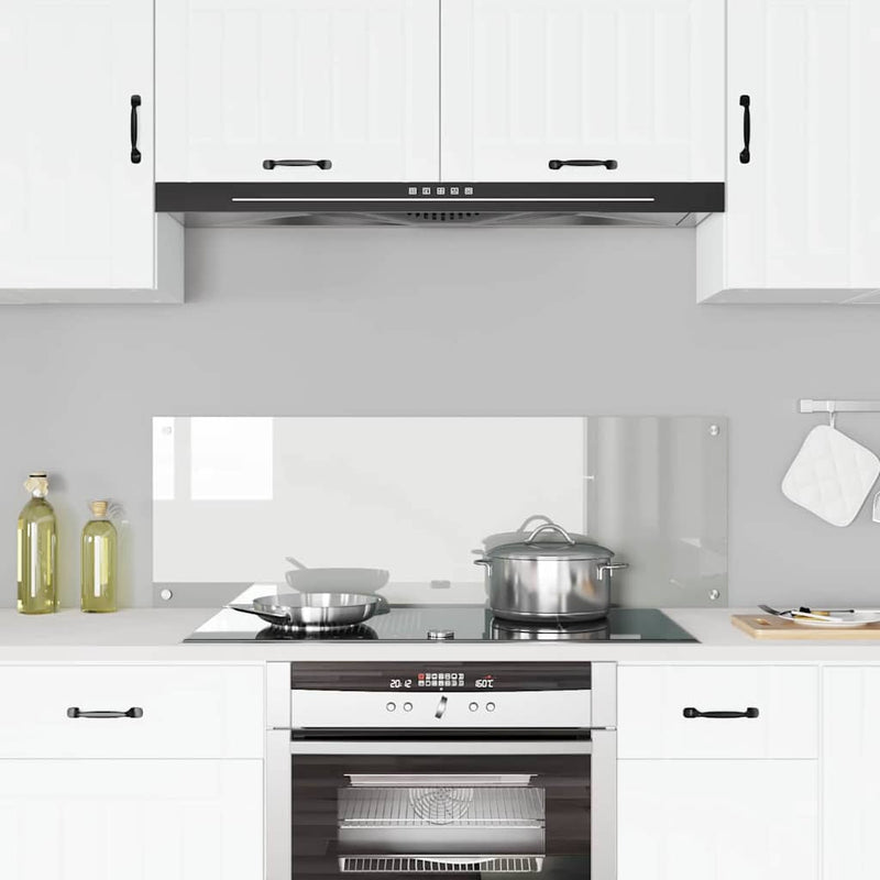 Load image into Gallery viewer, Vidaxl keuken spatscherm doorzichtig 120 x 40 cm gehard glas
