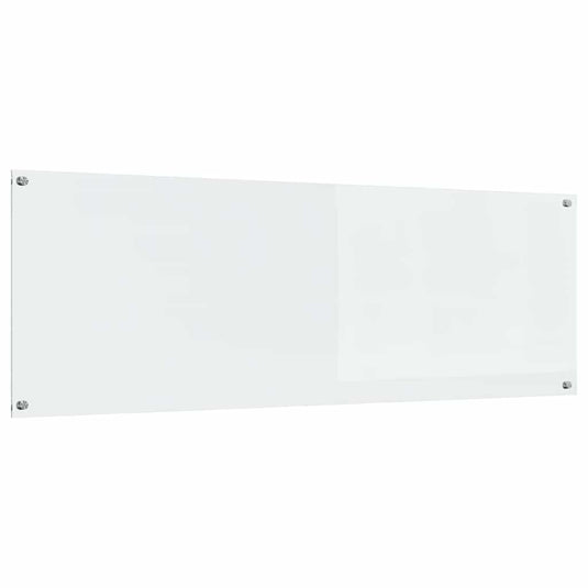 Vidaxl keuken spatscherm doorzichtig 120 x 40 cm gehard glas
