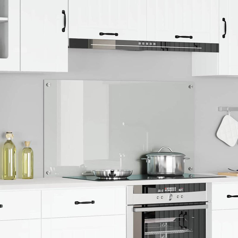 Load image into Gallery viewer, Vidaxl keuken spatscherm doorzichtig 120 x 60 cm gehard glas
