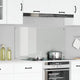 Vidaxl keuken spatscherm doorzichtig 120 x 60 cm gehard glas