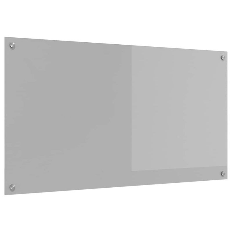 Load image into Gallery viewer, Vidaxl keuken spatscherm lichtgrijs 110 x 60 cm gehard glas
