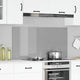 Vidaxl keuken spatscherm lichtgrijs 120 x 60 cm gehard glas