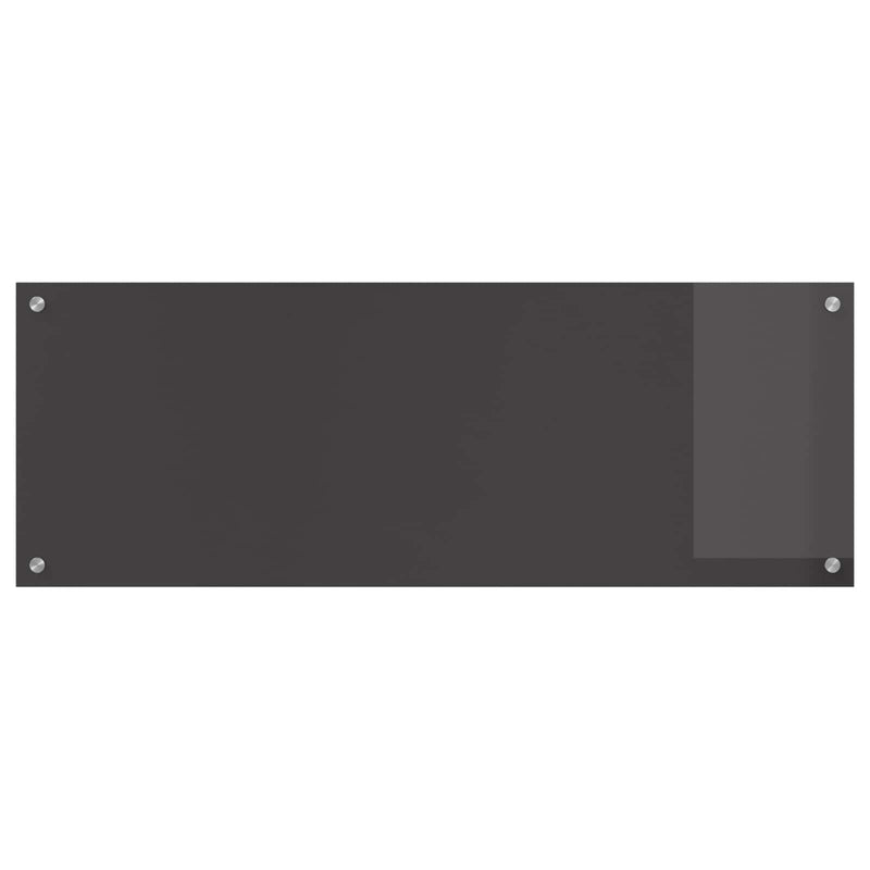 Load image into Gallery viewer, Vidaxl keuken spatscherm donkergrijs 110 x 40 cm gehard glas
