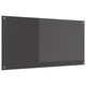 Vidaxl keuken spatscherm donkergrijs 120 x 60 cm gehard glas