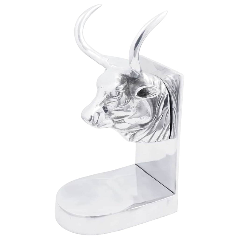 Load image into Gallery viewer, Vidaxl boekensteunen 2 pcs zilver 17 x 15 x 27 cm aluminium
