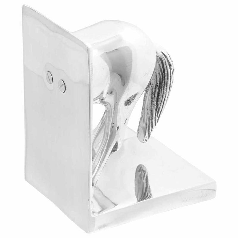 Load image into Gallery viewer, Vidaxl boekensteunen 2 pcs zilver 11 x 14 x 25 cm aluminium
