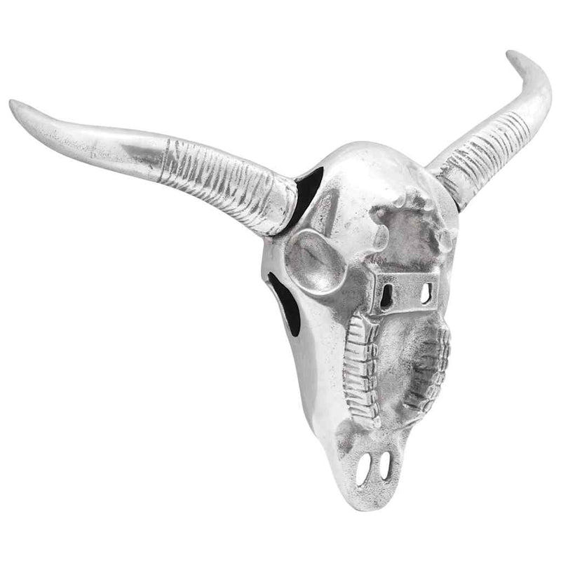 Load image into Gallery viewer, Vidaxl bullschedel zilver 34 x 13 x 53 cm aluminium
