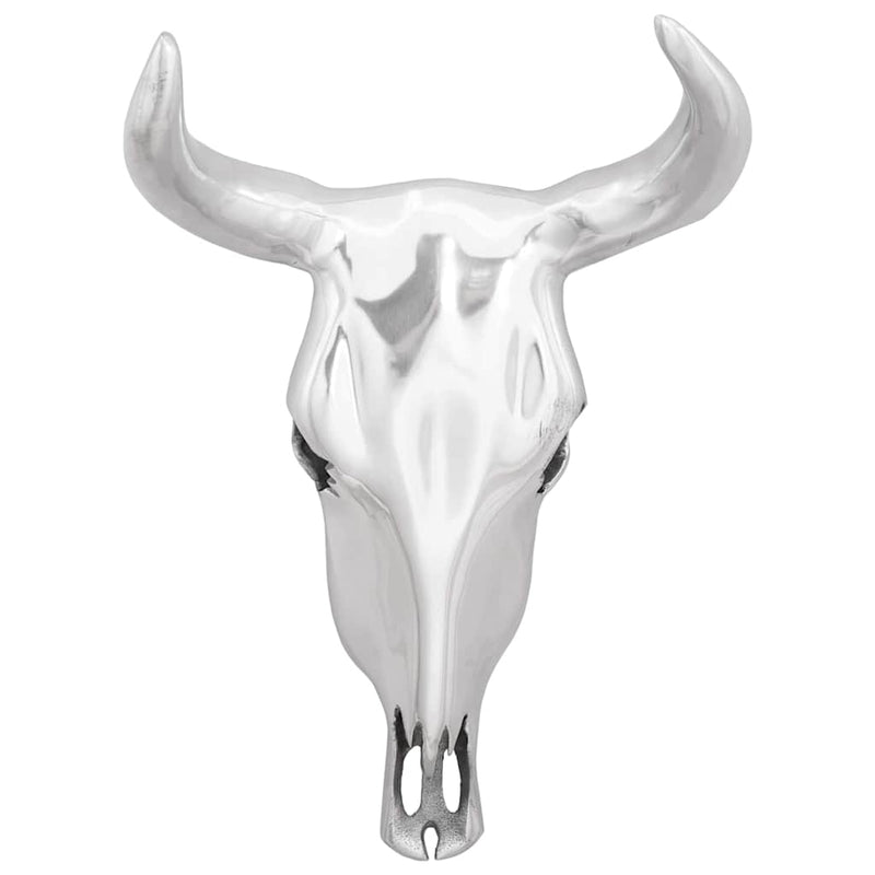 Load image into Gallery viewer, Vidaxl bullschedel zilver 34 x 13 x 53 cm aluminium
