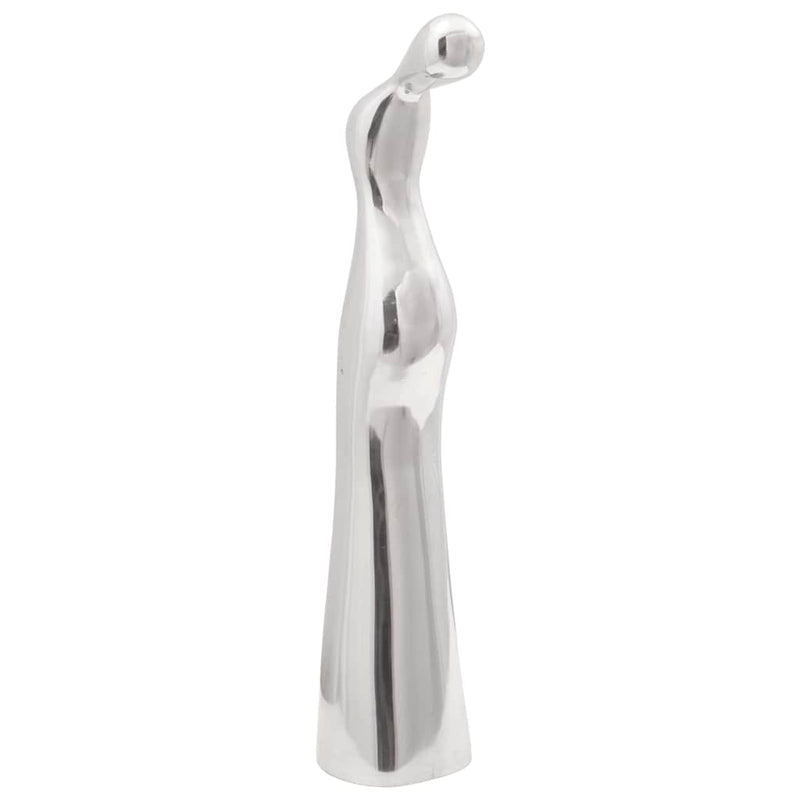 Load image into Gallery viewer, Vidaxl sculptuur zilver 10 x 16 x 49 cm aluminium
