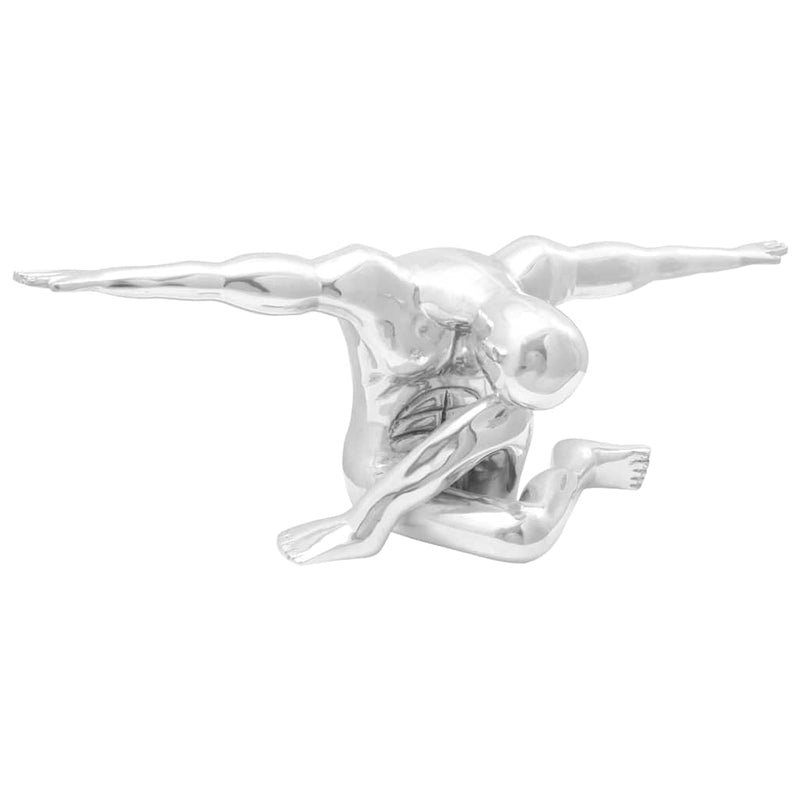 Load image into Gallery viewer, Vidaxl sculptuur zilver 91,5 x 32 x 33 cm aluminium
