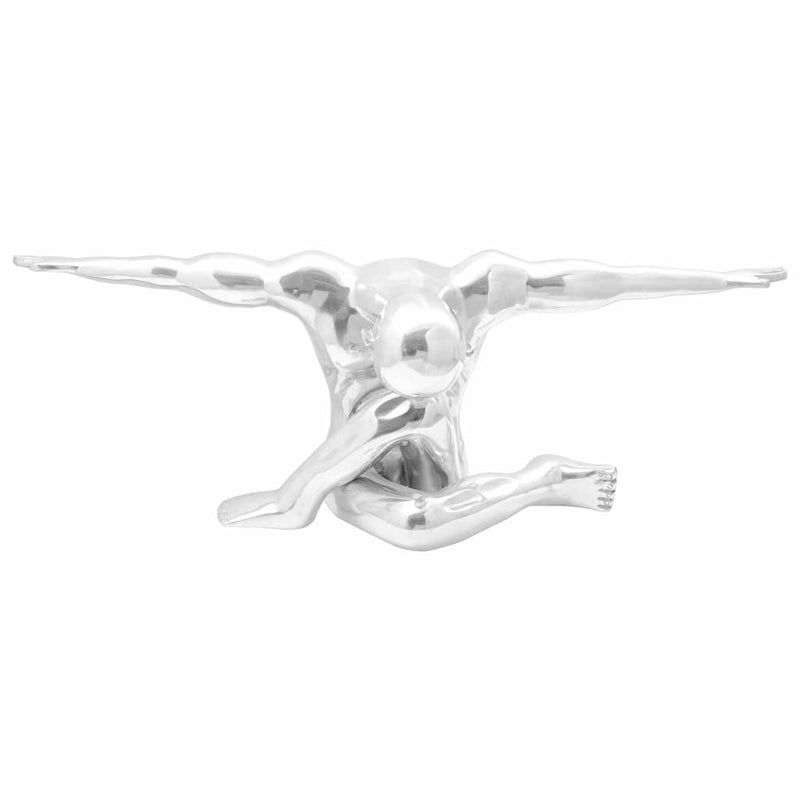 Load image into Gallery viewer, Vidaxl sculptuur zilver 91,5 x 32 x 33 cm aluminium
