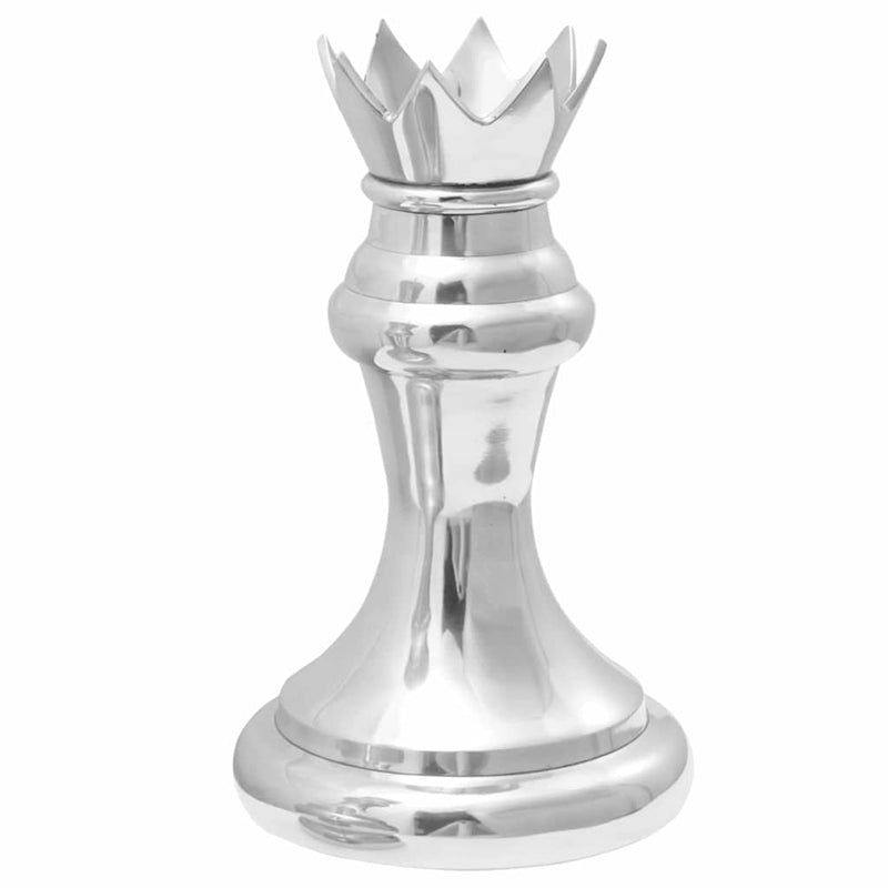 Load image into Gallery viewer, Vidaxl beelden 2 pcs zilver 17 x 17 x 42 cm aluminium
