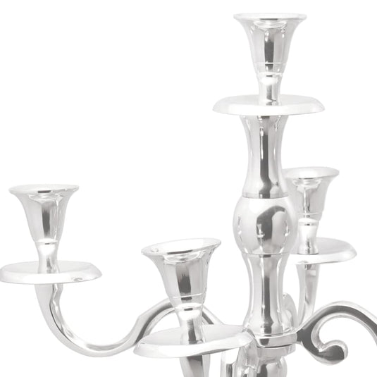 Vidaxl kaarsenhouder zilver 32 x 32 x 79,5 cm aluminium