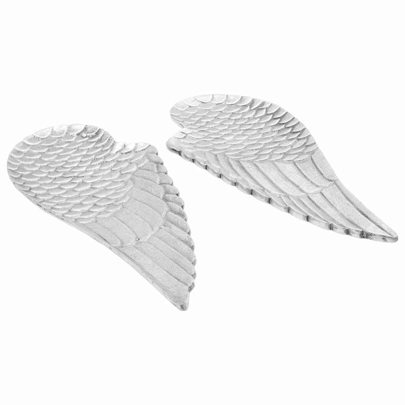 Load image into Gallery viewer, Vidaxl fruitmand 2 pcs zilver 40 x 18 x 2.5 cm aluminium
