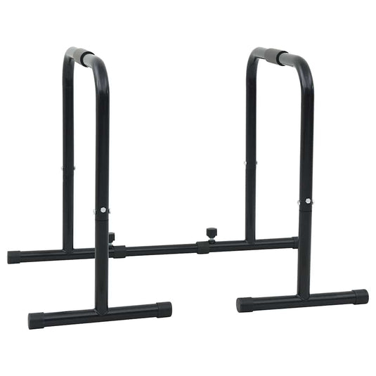 Vidaxl dip bar zwart 116 x 66 x 74,5 cm gepoedercoat staal