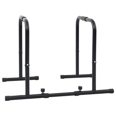 Vidaxl dip bar zwart 116 x 66 x 74,5 cm gepoedercoat staal