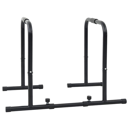 Vidaxl dip bar zwart 116 x 66 x 74,5 cm gepoedercoat staal