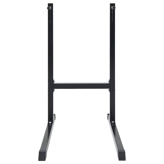 Vidaxl dip station zwart 103.5 x 66.5 x 121.5 cm gepoedercoat staal