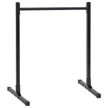 Vidaxl dip station 2 pcs zwart 55 x 90 x 104.5 cm gepoedercoat staal