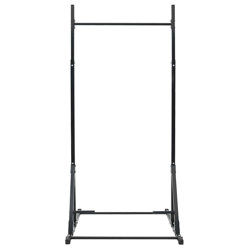 Load image into Gallery viewer, Vidaxl optrekstang station zwart 100,5 x 102 x 234,5 cm
