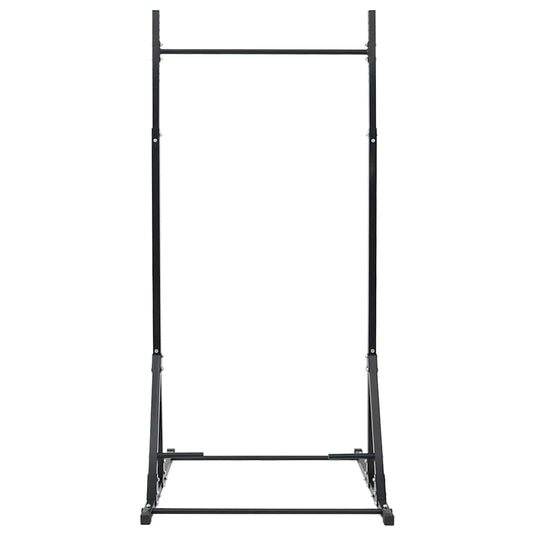 Vidaxl optrekstang station zwart 100,5 x 102 x 234,5 cm
