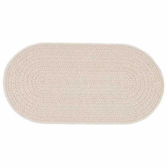 Vidaxl vloerkleed zizur crème 200 x 100 cm polypropyleen