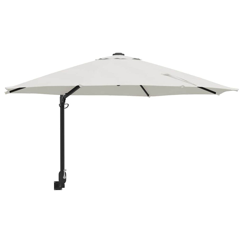 Load image into Gallery viewer, Vidaxl tuinparasol zand 248 x 248 x 148 cm polyester en staal
