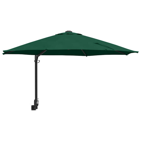 Vidaxl tuinparasol groen 248 x 248 x 148 cm polyester en staal