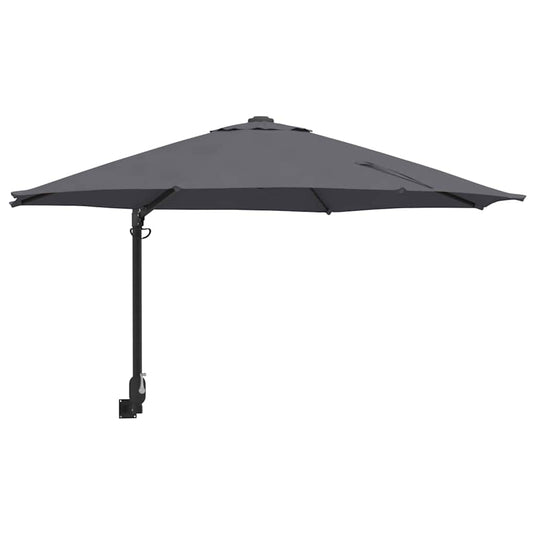 Vidaxl tuinparasol antraciet 248 x 248 x 148 cm polyester en staal