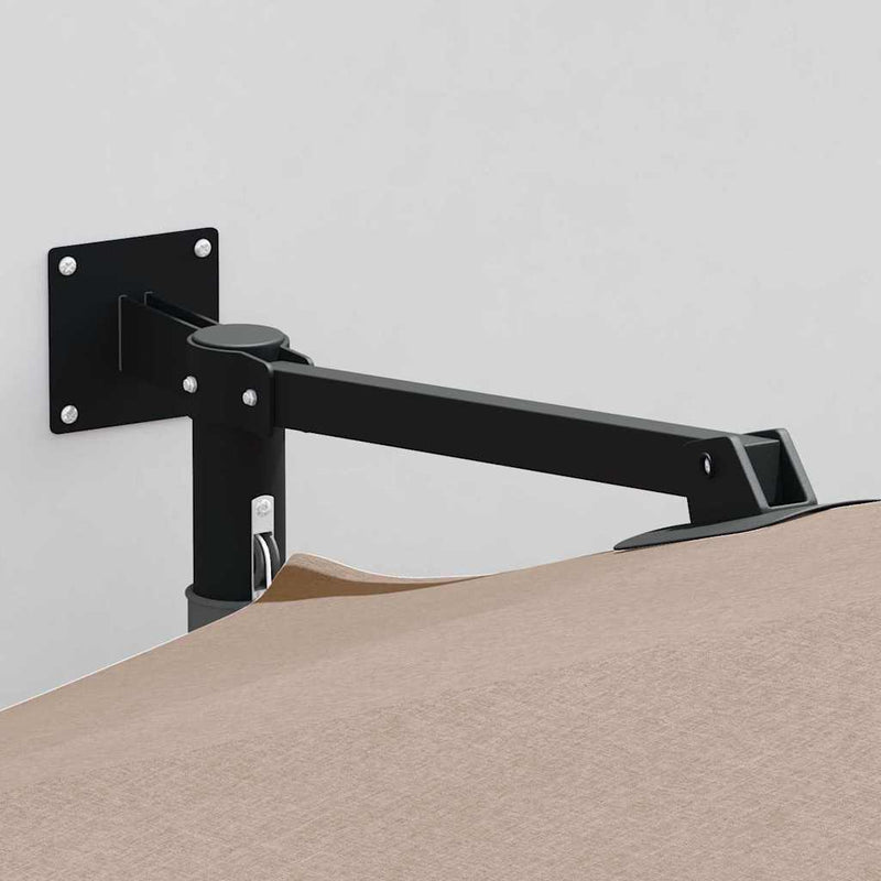 Load image into Gallery viewer, Vidaxl tuinparasol taupe 248 x 248 x 148 cm polyester en staal
