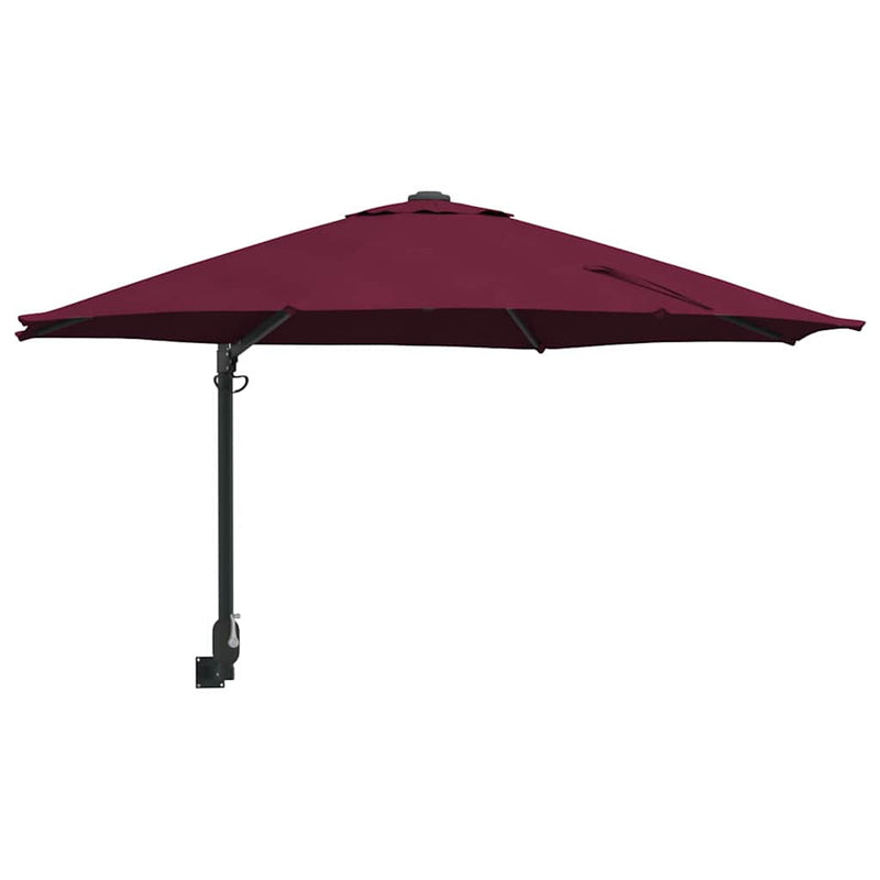 Load image into Gallery viewer, Vidaxl tuinparasol bordeaux rood 248 x 248 x 148 cm polyester en staal
