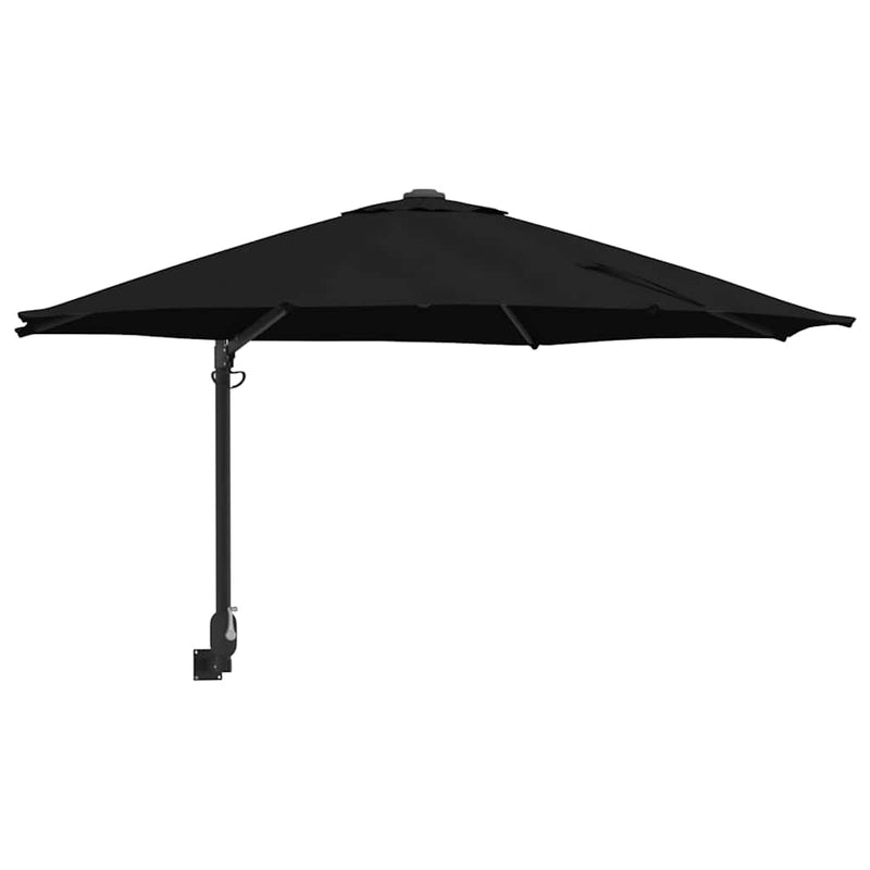 Load image into Gallery viewer, Vidaxl tuinparasol zwart 248 x 248 x 148 cm polyester en staal
