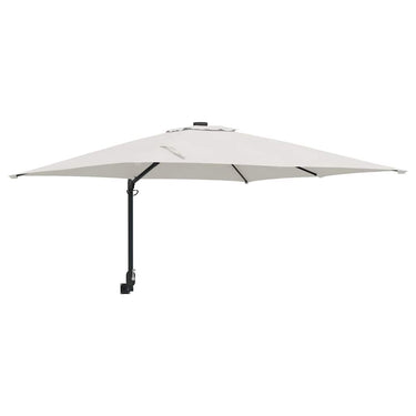 Vidaxl tuinparasol zand 248,5 x 247,5 x 160 cm polyester en staal