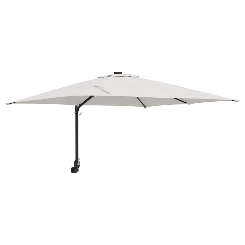 Load image into Gallery viewer, Vidaxl tuinparasol zand 248,5 x 247,5 x 160 cm polyester en staal
