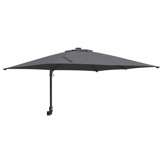 Vidaxl tuinparasol antraciet 248,5 x 247,5 x 160 cm polyester en staal