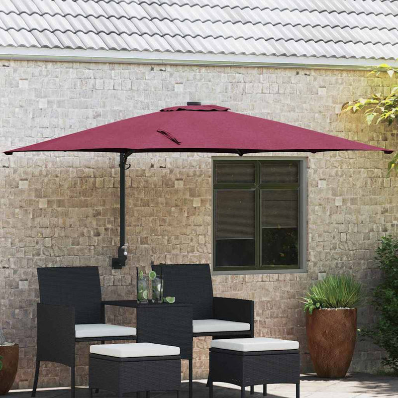Load image into Gallery viewer, Vidaxl tuinparasol bordeaux rood 248,5 x 247,5 x 160 cm
