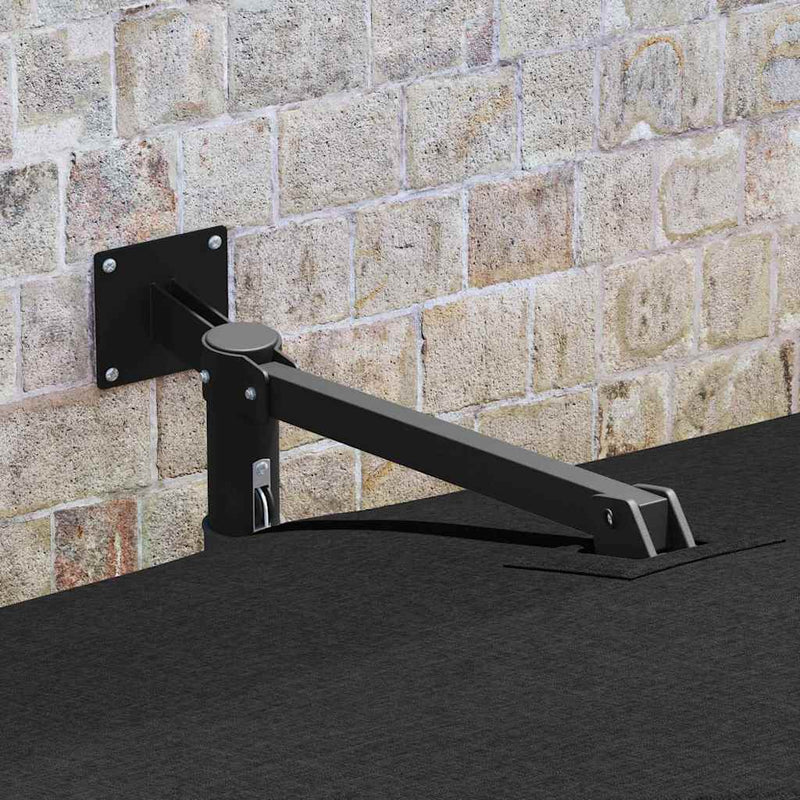 Load image into Gallery viewer, Vidaxl tuinparasol zwart 248,5 x 247,5 x 160 cm polyester en staal
