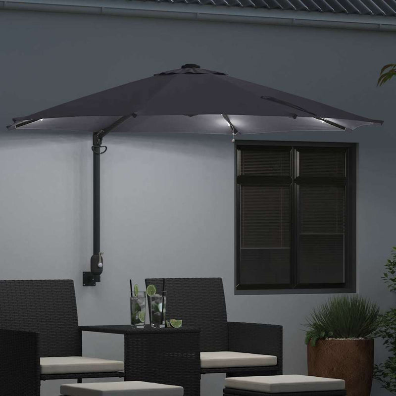 Load image into Gallery viewer, Vidaxl tuinparasol antraciet 248 x 248 x 148 cm polyester en staal
