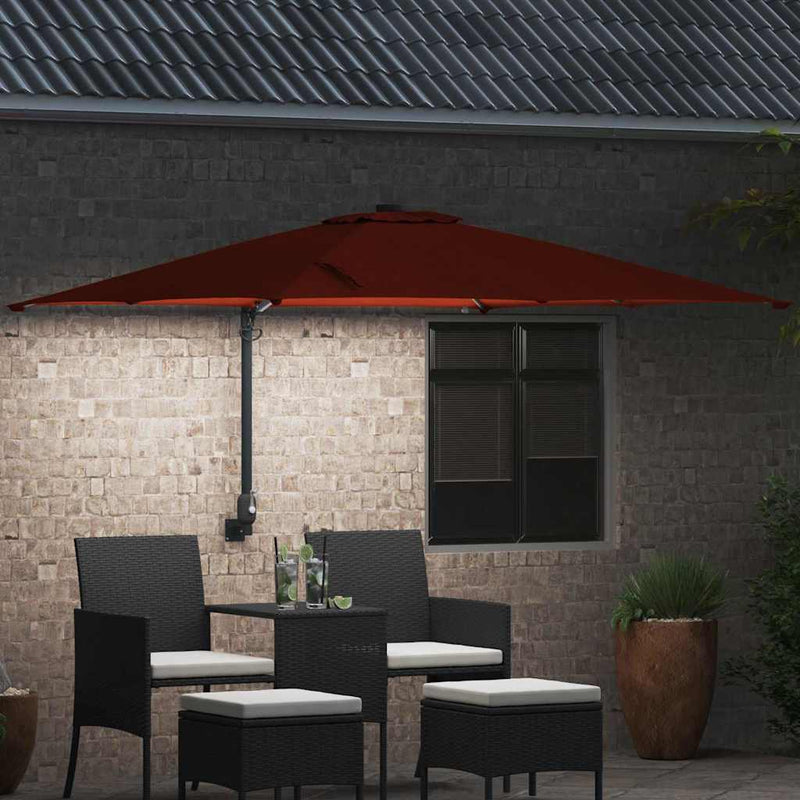 Load image into Gallery viewer, Vidaxl tuinparasol terracotta 248,5 x 247,5 x 160 cm
