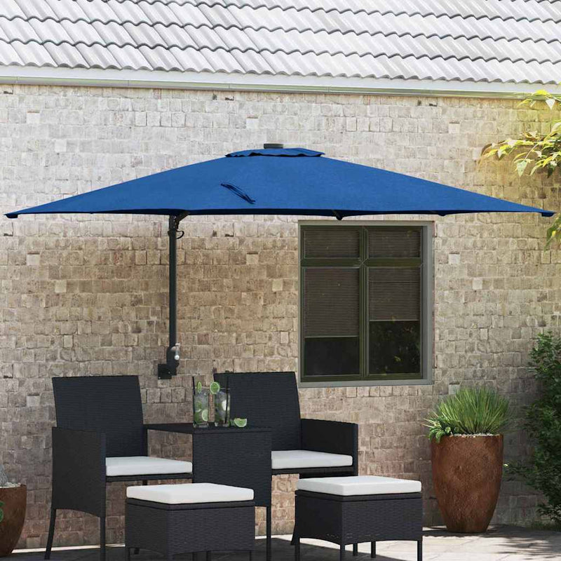 Load image into Gallery viewer, Vidaxl tuinparasol azurblauw 248,5 x 247,5 x 160 cm polyester en staal
