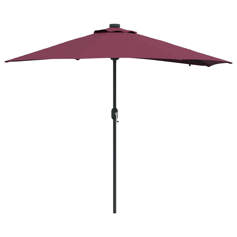 Load image into Gallery viewer, Vidaxl tuinparasol bordeaux rood 294 x 150 x 223 cm polyester en staal
