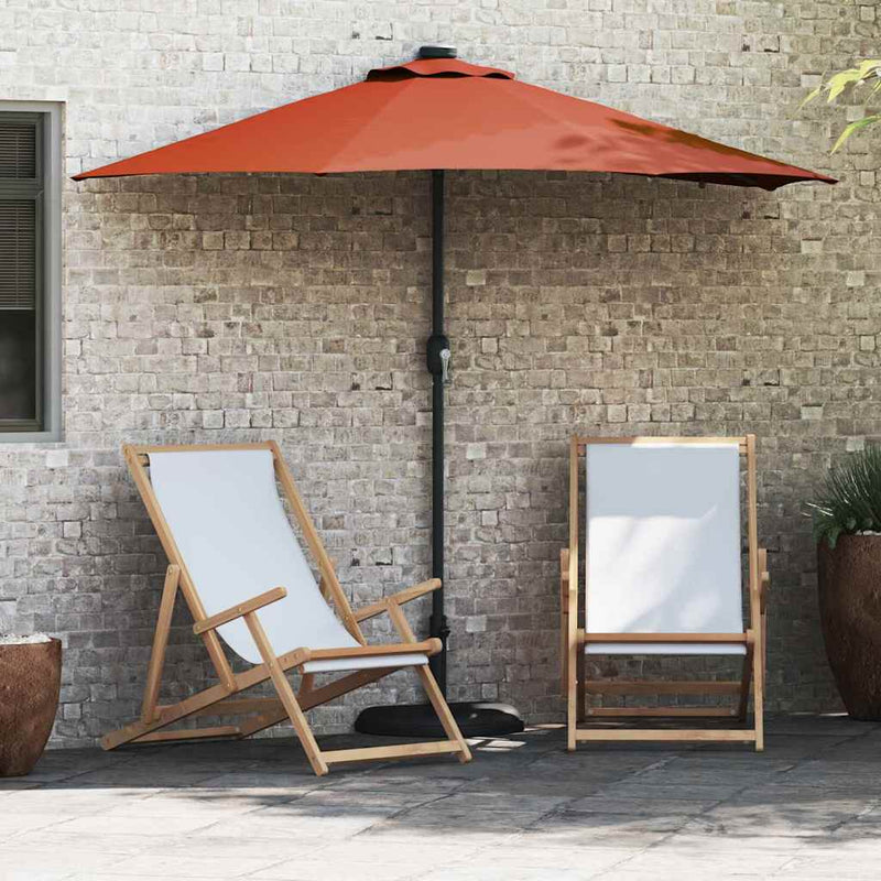 Load image into Gallery viewer, Vidaxl tuinparasol terracotta 294 x 150 x 223 cm polyester en staal
