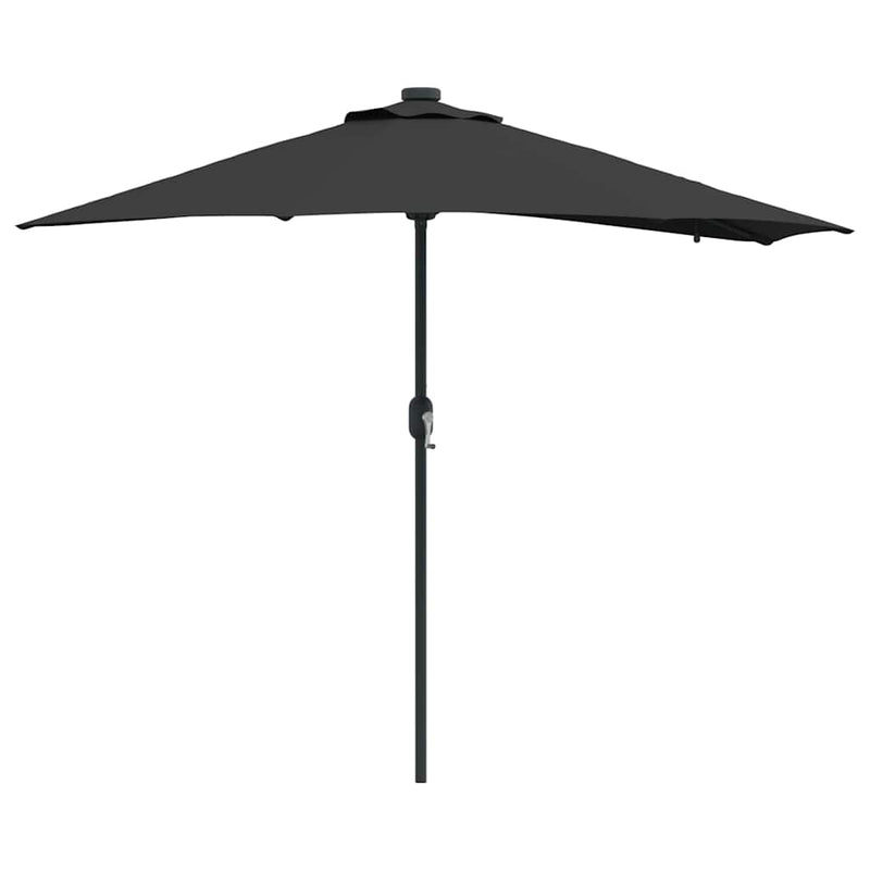 Load image into Gallery viewer, Vidaxl tuinparasol zwart 294 x 150 x 223 cm polyester en staal
