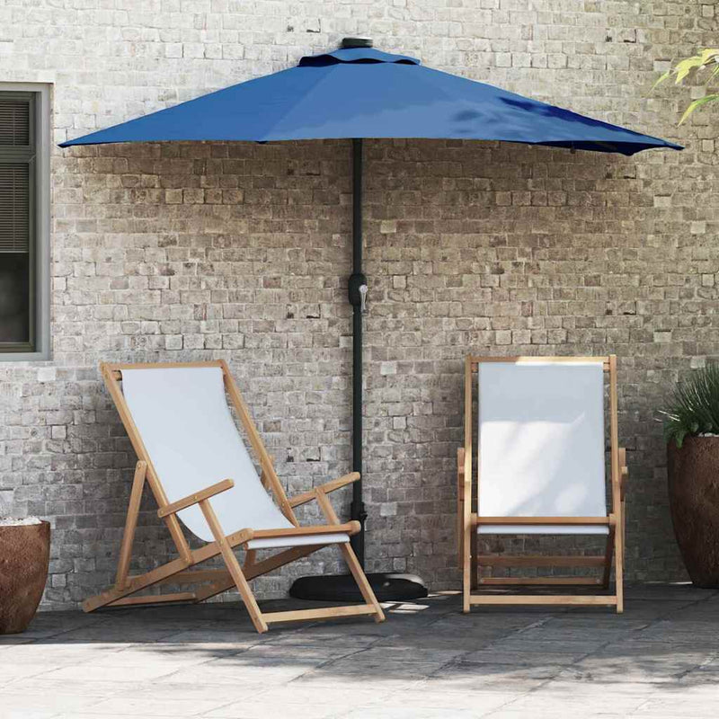 Load image into Gallery viewer, Vidaxl tuinparasol azurblauw 294 x 150 x 223 cm polyester en staal
