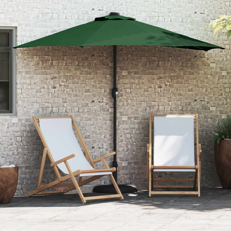 Load image into Gallery viewer, Vidaxl tuinparasol groen 294 x 150 x 224 cm polyester en staal
