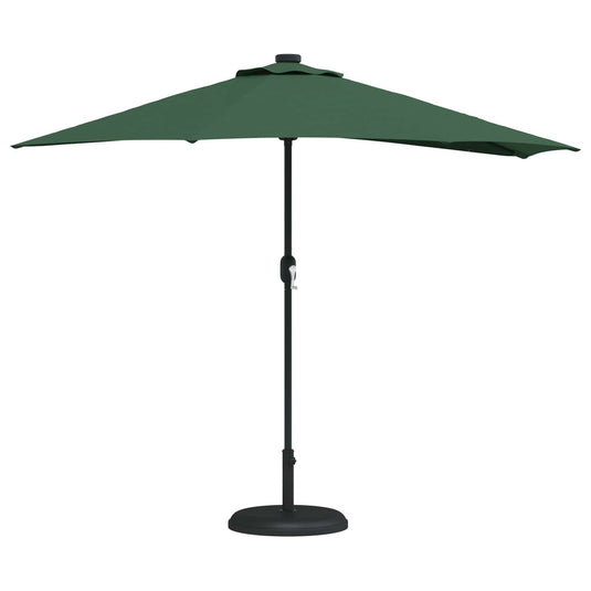 Vidaxl tuinparasol groen 294 x 150 x 224 cm polyester en staal