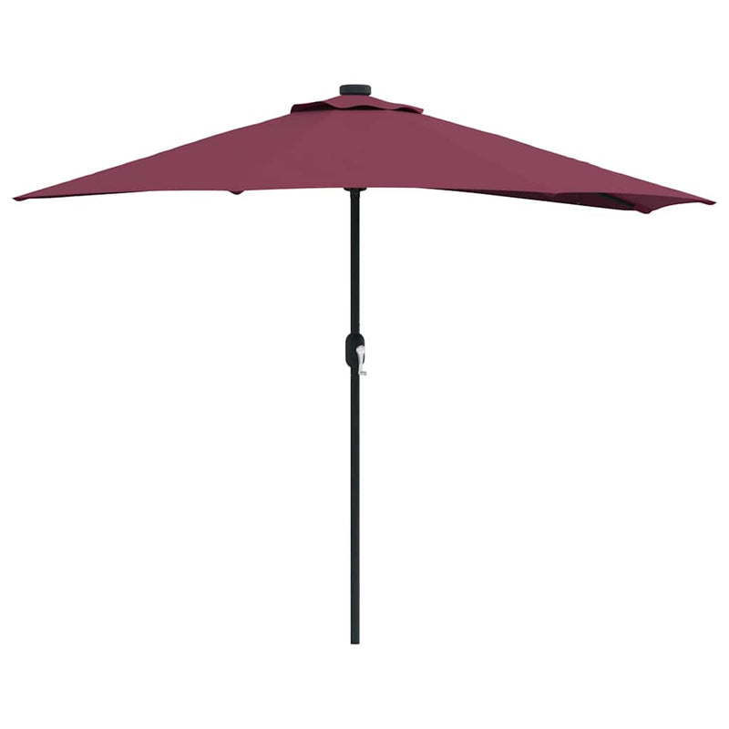 Load image into Gallery viewer, Vidaxl tuinparasol bordeaux rood 294 x 150 x 224 cm polyester en staal
