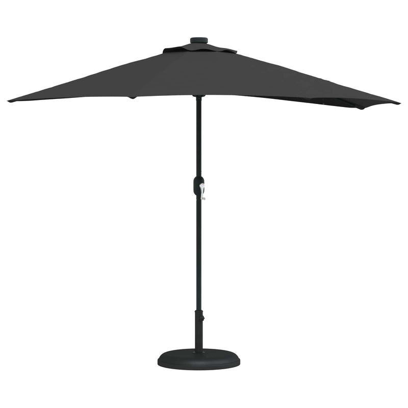 Load image into Gallery viewer, Vidaxl tuinparasol zwart 294 x 150 x 224 cm polyester en staal
